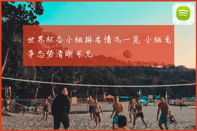 世界杯各小组排名情况一览 小组竞争态势清晰可见